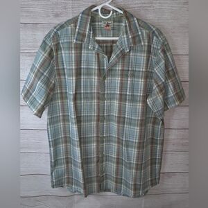 L.L. Bean Short Sleeve Button-down Size Large Tall